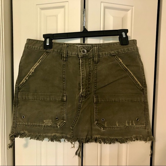 Free People Denim Utility Skirt - Picture 5 of 8